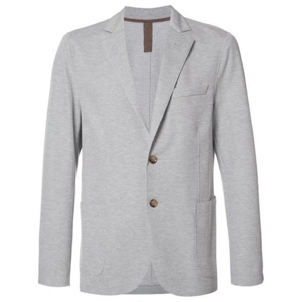 Eleventy Slim Fit Jersey Sport Coat In Grey Sz IT 50 US M